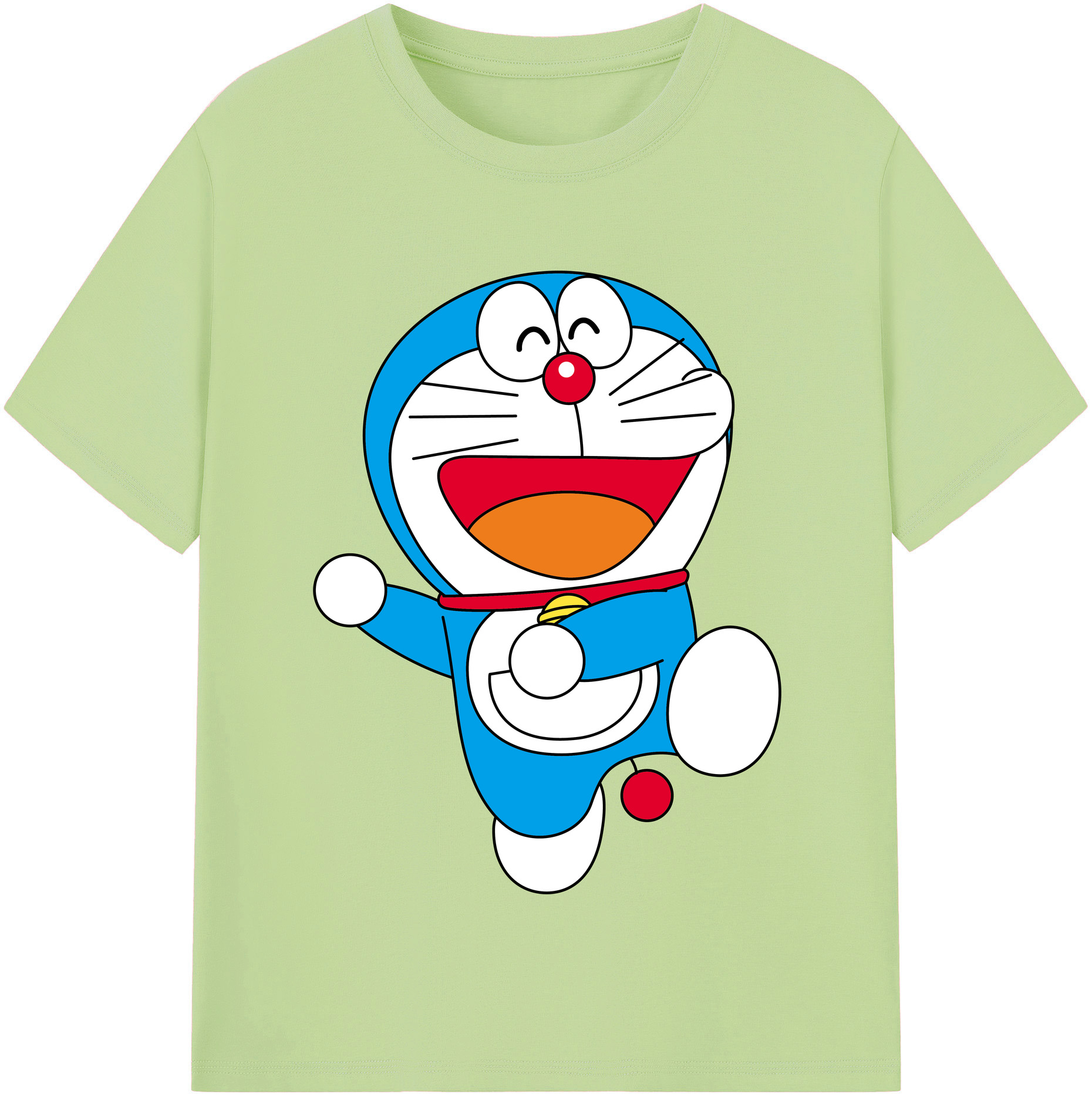 （画像用） ドラえもん Doraemon 綿100％半袖Tシャツ（フロントプリント）